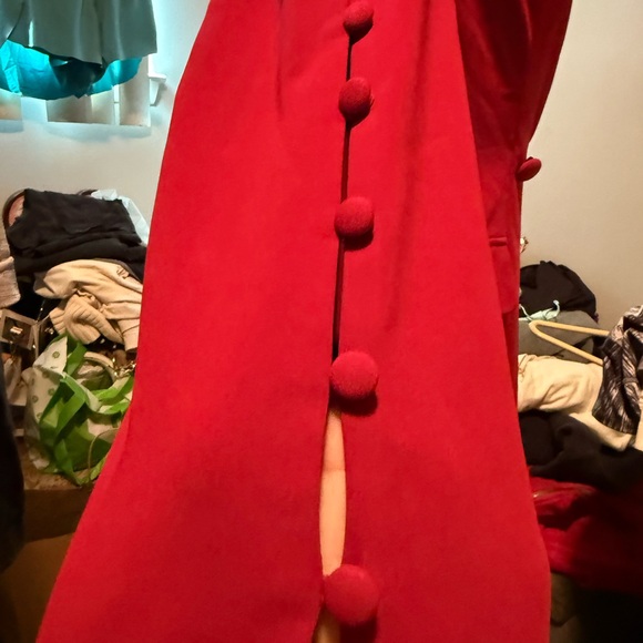 Badgley Mischka Red Blazer Dress size 4 **host pick**🥳 - Picture 4 of 12